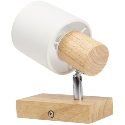 Spoturi, Spot Bara Nordik Alb+Natur 1XE14 40W -2, dioda.ro