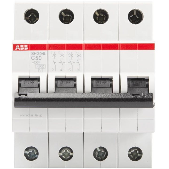 Intrerupatoare automate modulare, Intrerupator Automat 50A 4P C 4.5KA  -2, dioda.ro