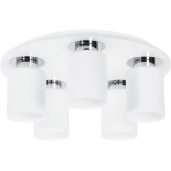 Aplice/Plafoniere, Plafoniera Andra Alb 5xE27 60W -2, dioda.ro