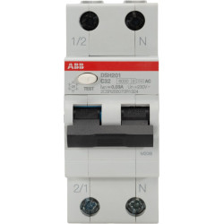 Intrerupatoare automate diferentiale, Intrerupator Diferential 32A 1P+N C 6KA 30MA, DSH201 -1, dioda.ro