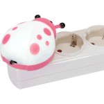 Lampi, Lampa de Veghe cu LED 4x0.1W Roz -1, dioda.ro