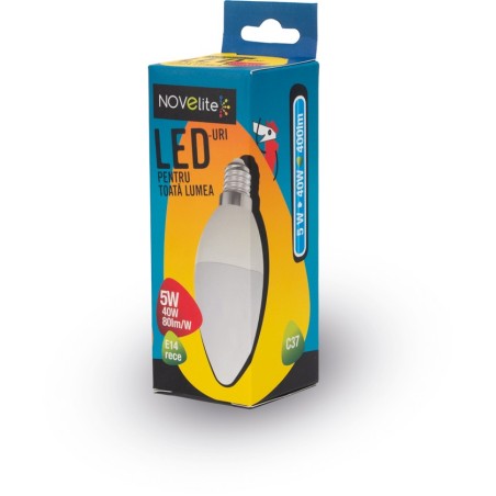 Bec LED Lumanare 5W E14 6400K 