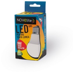 LED, Bec LED A60 9W E27 3000K -2, dioda.ro