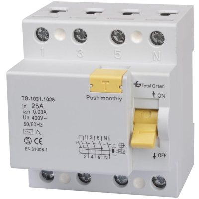 Intrerupatoare automate modulare, Intrerupator Auto Diferential 25A 4P -2, dioda.ro