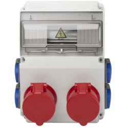 Tablouri plastic, Tabou 2P (5x32A) + 4P (1x16A) IP44 -1, dioda.ro