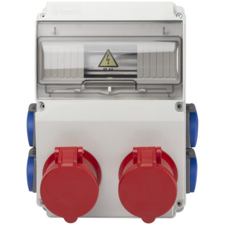 Tablou 1P (5x32A) + 1P (5x16A) + 2P (1x16A)