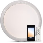 Interior LED, Plafoniera Smart Luxera 36W 3000K-6500K IP20, PULSAR -1, dioda.ro