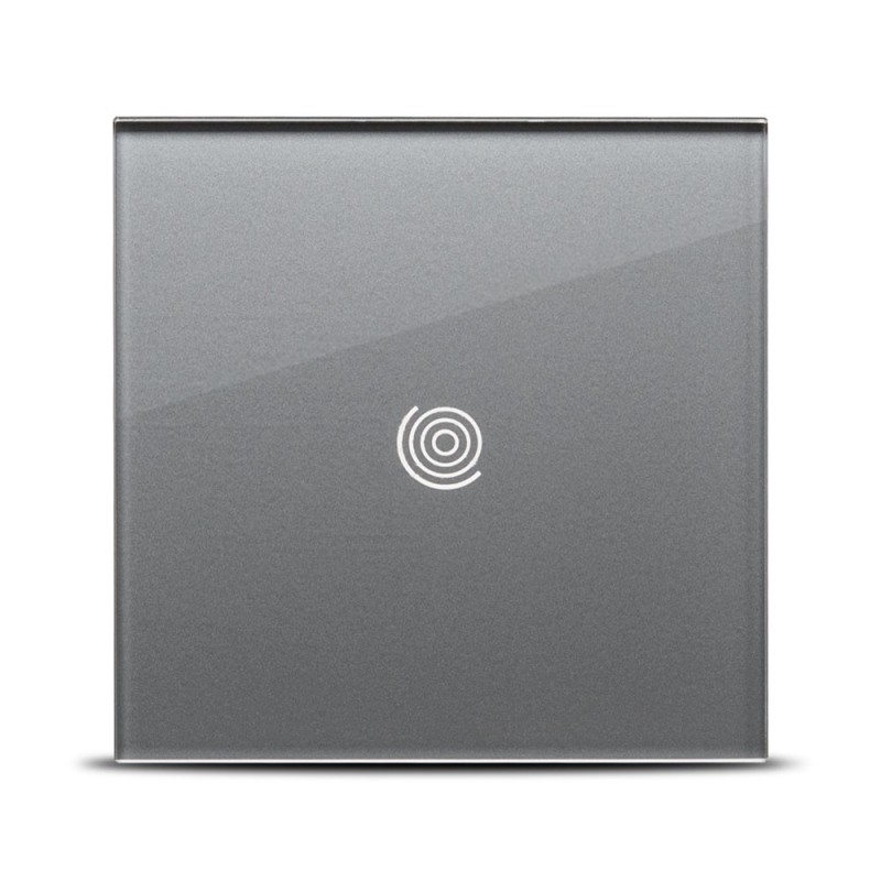 Corpuri de iluminat tehnice, Panou gri simplu 1T Sticla, aparataj touch PULSAR NS -2, dioda.ro