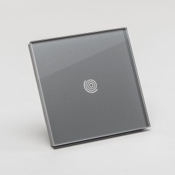 Corpuri de iluminat tehnice, Panou gri simplu 1T Sticla, aparataj touch PULSAR NS -3, dioda.ro