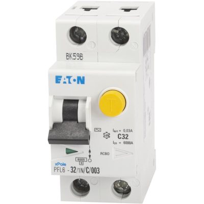 Intrerupatoare automate diferentiale, Intrerupator Diferential 32A 1P+N C 6KA -2, dioda.ro