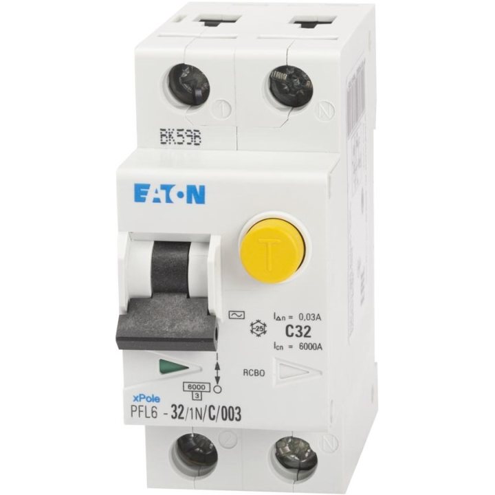 Intrerupatoare automate diferentiale, Intrerupator Diferential 32A 1P+N C 6KA -2, dioda.ro