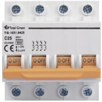 Intrerupator Automat 25A Tetrapolar Intrerupatoare automate modulare, Intrerupator Automat 25A Tetrapolar -1, dioda.ro