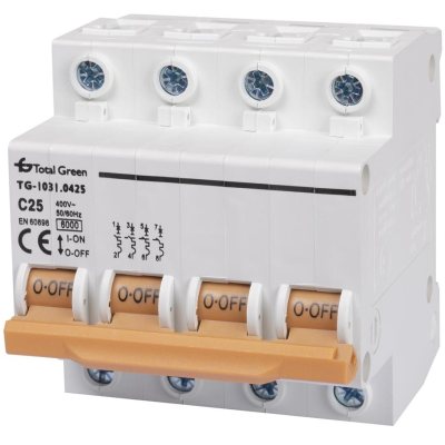 Intrerupatoare automate modulare, Intrerupator Automat 25A Tetrapolar -2, dioda.ro
