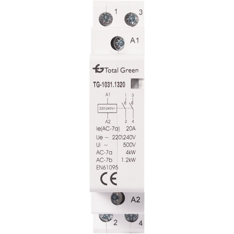 Contactoare, Contactor Modular 2P 1ND 20A -1, dioda.ro