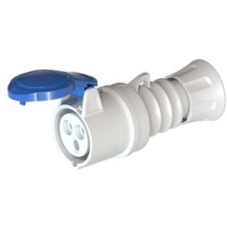 Conectica IEC, Cupla 2P+E 16A IP44 230V -1, dioda.ro