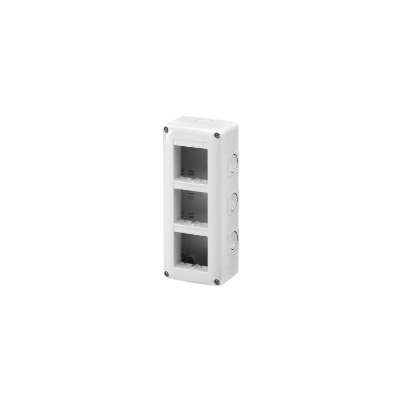 Doza Aparenta Verticala 3x2M IP40 TRASEE ELECTRICE, Doza Aparenta Verticala 3x2M IP40 -1, dioda.ro