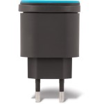 Acumulatoare, Incarcator USB Forever, TC-02, 2x 2.4A negru cu cablu USB-C -1, dioda.ro