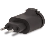 Acumulatoare, Incarcator USB Forever, TC-02, 2x 2.4A negru cu cablu USB-C -1, dioda.ro