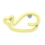 Figurine Neon, Figurina LED Neon Balena alb cald Bat + USB FLNEO9 Forever Light -1, dioda.ro