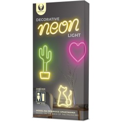 Figurina LED Neon Balena alb cald Bat + USB FLNEO9 Forever Light