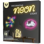 Figurina Neon ELK multicolor Bat + USB FLNE12 Forever Light Figurine Neon, Figurina Neon ELK multicolor Bat + USB FLNE12 Forever Light -2, dioda.ro