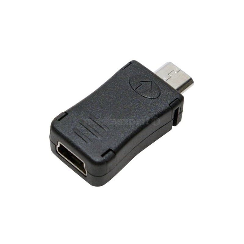 Conectori, Adaptor USB 2.0 USB B micro mufă,USB mini 5pin soclu -1, dioda.ro