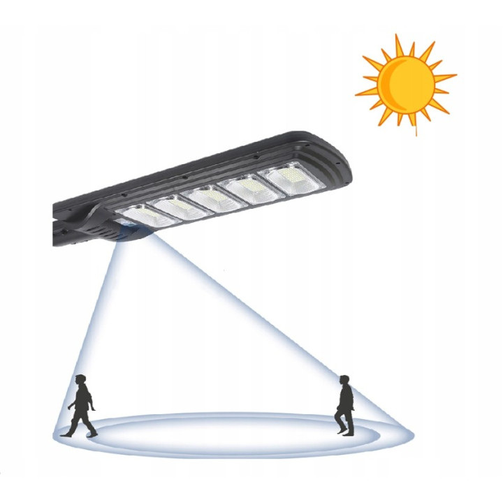 Lampi Solare, Set Lampa solara Pioneer 120W, Panou solar 10W , Acumulator 12000mAh , Telecomanda -10, dioda.ro
