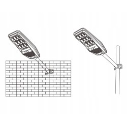 Lampi Solare, Set Lampa solara Jocker 180W, Panou solar 18W, Acumulator 20000mAh, Telecomanda -12, dioda.ro