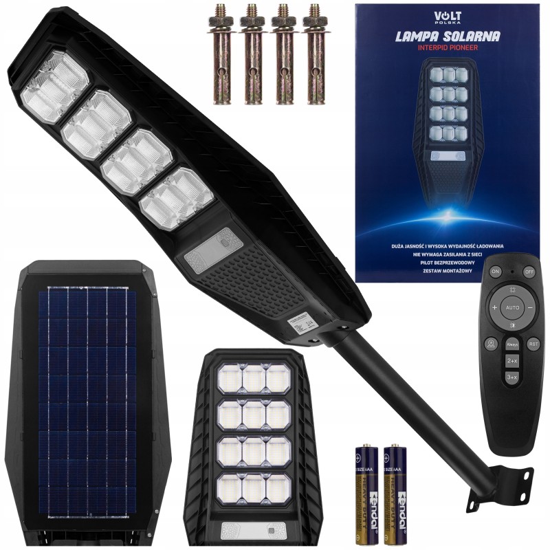 Lampi Solare, Set Lampa solara Pioneer 240W , Panou solar 15W , Acumulator solar 18000mAh , Telecomanda -17, dioda.ro