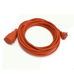 Cordon Cablu Prelungitor cu o Priza si un Stecher F+P 3x1.5 10m, orange, Emfanorm