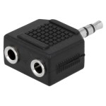 Splitter Jack 3,5mm soclu x2,Jack 3,5mm mufă stereo Conectori, Splitter Jack 3,5mm soclu x2,Jack 3,5mm mufă stereo -4, dioda.ro