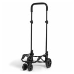 Cărucioare de cumpărături, Cărucior de cumpărături cu 4 roți, cu cadru din oțel GIMI TWIN BLUE 50L 169326 -1, dioda.ro