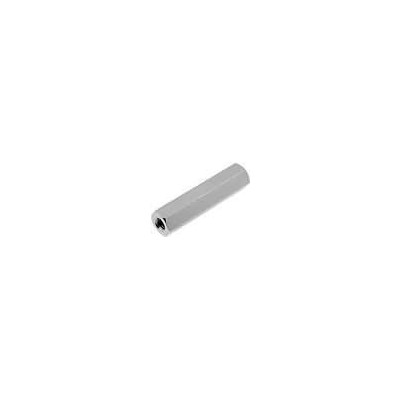 Distanţiere, Distanţier filetat alamă nichelată 30mm Filet: M4 D4X30FI -1, dioda.ro