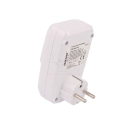 Electrice, Priza cu contor de energie ORNO OR-WAT-419(GS), 16A, 230V, afisaj LCD, alb -4, dioda.ro