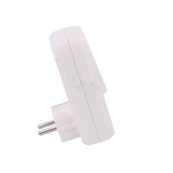 Electrice, Priza cu contor de energie ORNO OR-WAT-419(GS), 16A, 230V, afisaj LCD, alb -7, dioda.ro