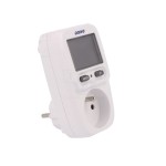 Priza cu contor de energie ORNO OR-WAT-419(GS), 16A, 230V, afisaj LCD, alb Electrice, Priza cu contor de energie ORNO OR-WAT-419(GS), 16A, 230V, afisaj LCD, alb -1, dioda.ro