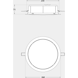 Spoturi, Downlight LED IP65 18W CCT, Fumagalli -3, dioda.ro