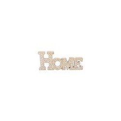 Casa Gradina, Decoratiune din lemn reliefat, HOME, 28,5x2x12 cm -1, dioda.ro