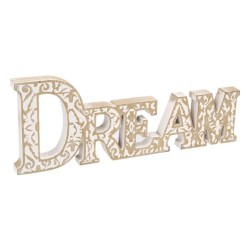 Casa Gradina, Decoratiune din lemn Reliefat, DREAM, 33,5x2x12,5 cm -1, dioda.ro