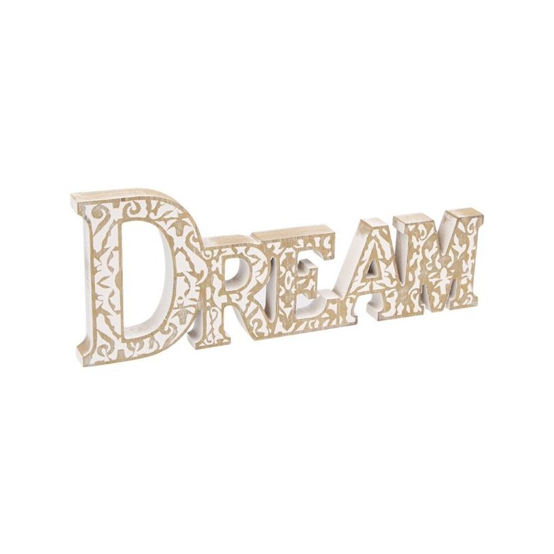 Casa Gradina, Decoratiune din lemn Reliefat, DREAM, 33,5x2x12,5 cm -1, dioda.ro