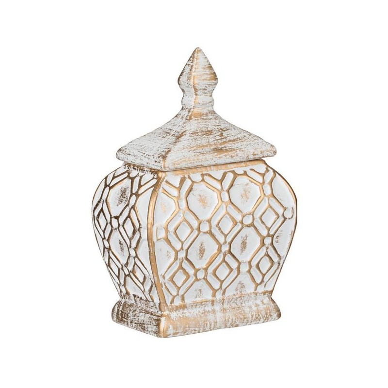 Casa Gradina, Decoratiune din ceramică cu capac, 15x9,5x22,5 cm -1, dioda.ro Casa Gradina, Decoratiune din ceramică cu capac, 15x9,5x22,5 cm -1, dioda.ro