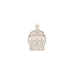 Casa Gradina, Decoratiune din ceramică cu capac, 15x9,5x22,5 cm -2, dioda.ro