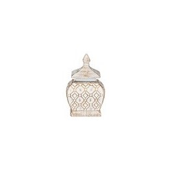 Casa Gradina, Decoratiune din ceramică cu capac, 15x9,5x22,5 cm -3, dioda.ro