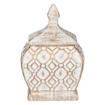 Decoratiune din ceramică cu capac, 15x9,5x22,5 cm Casa Gradina, Decoratiune din ceramică cu capac, 15x9,5x22,5 cm -1, dioda.ro