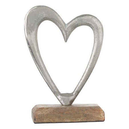 Casa Gradina, Decoratiune pentru masa, Inima, Metalizata 12x5x17 cm -3, dioda.ro