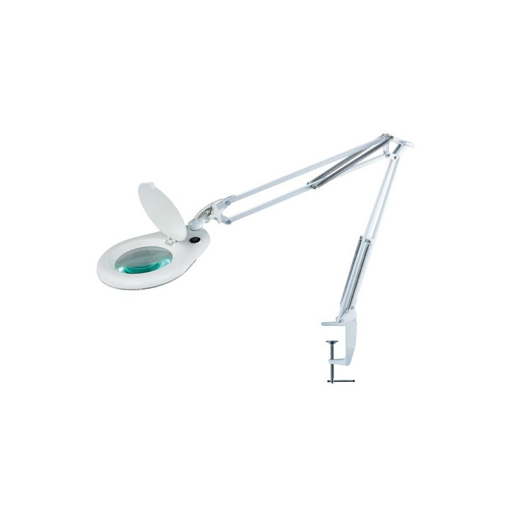 Lupă cu iluminare Lămpi de birou, Lampă cu lupă 3 Dioptrii 127mm si iluminare Neon L-3DP-N-22W -2, dioda.ro