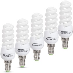 Set 5 Becuri Economice Spirala E14 T2 11W