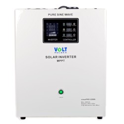Invertoare panouri fotovoltaice, SINUS PRO 2200 S 12 / 230V (1400 / 2200W) + INVERTOR SOLAR MPPT 60A -6, dioda.ro