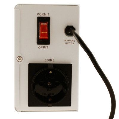 Stabilizatoare de tensiune, Stabilizator tensiune cu releu slim montare pe perete 1000VA -3, dioda.ro