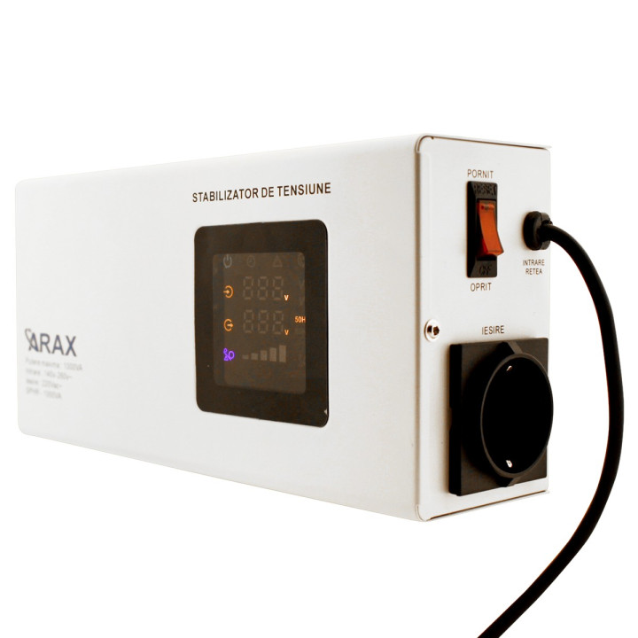 Stabilizatoare de tensiune, Stabilizator tensiune cu releu slim montare pe perete 1000VA -4, dioda.ro